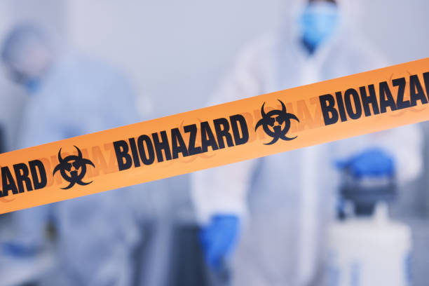 Professional Biohazard Cleanup technician working in Oaklyn, NJ